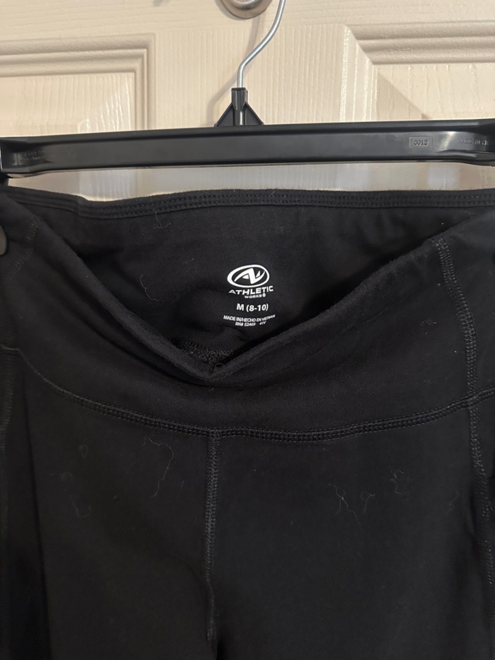 Athletic Works Women's High-Rise Pocket Leggings, Black, Sz M (8-10) - Picture 5 of 7